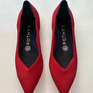 Rothy's Red the point Elegant and Versatile